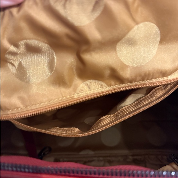 Extremely rare vintage red leather Longchamp Legende doctor bag EUC - Picture 7 of 8